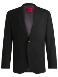 hugo boss ανδρικό σακάκι μονόχρωμο - 50530143 μαύρο
