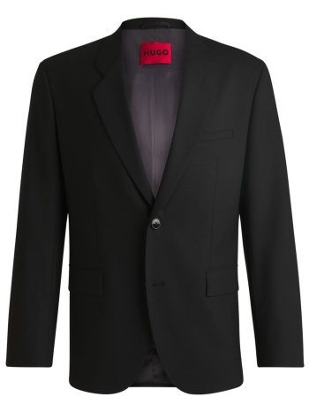 hugo boss ανδρικό σακάκι μονόχρωμο - 50530143 μαύρο