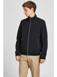 jack & jones ανδρικό bomber jacket μονόχρωμο - 12204277 μαύρο