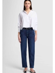 7 for all mankind γυναικείο ψηλόμεσο τζιν παντελόνι πεντάτσεπο straight fit `malia` - jsa7a910lc den