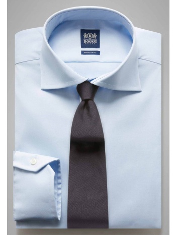 boggi milano ανδρικό πουκάμισο μονόχρωμο regular fit 