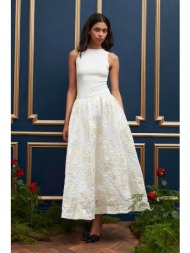 sister jane γυναικείο maxi φόρεμα `sophia` - drd548ivo λευκό