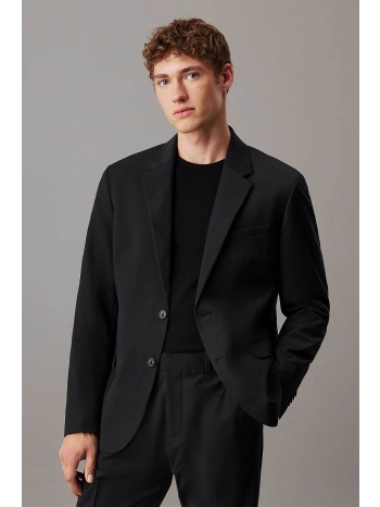 calvin klein ανδρικό σακάκι από μαλλί slim fit - lv040em591