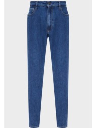 calvin klein ανδρικό τζιν παντελόνι πεντάτσεπο tapered fit - k10k113641 denim blue