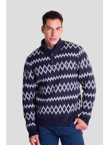 nautica ανδρικό πουλόβερ με geometrical pattern - s47108 σε προσφορά