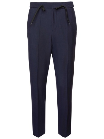 hugo boss ανδρικό παντελόνι cargo μονόχρωμο regular fit 