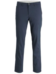 jack & jones ανδρικό chino παντελόνι slim fit - 12258298 μπλε σκούρο