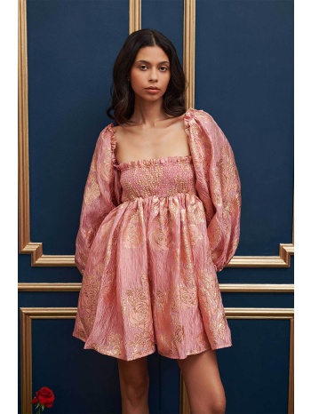 sister jane γυναικείο φόρεμα mini jacquard `twilight` 