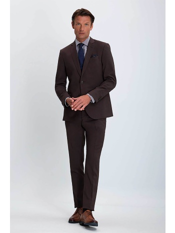 vardas ανδρικό κοστούμι μονόχρωμο slim fit 