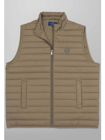 oxford company ανδρικό αμάνικο μπουφάν με καπιτονέ σχέδιο