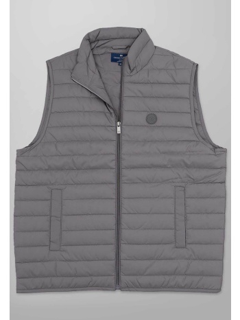 oxford company ανδρικό αμάνικο μπουφάν με καπιτονέ σχέδιο