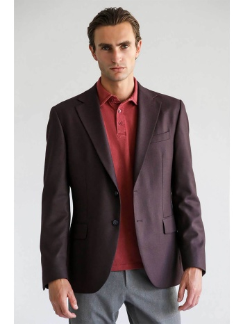 prince oliver ανδρικό σακάκι μονόχρωμο modern fit 