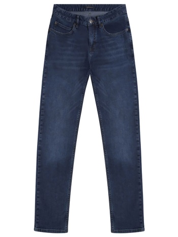 prince oliver ανδρικό τζιν παντελόνι πεντάτσεπο comfort