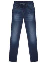 prince oliver ανδρικό τζιν παντελόνι πεντάτσεπο comfort slim fit - 10582003 μπλε σκούρο