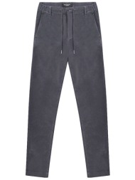 prince oliver ανδρικό κοτλέ παντελόνι modern fit - 10672049 γκρι