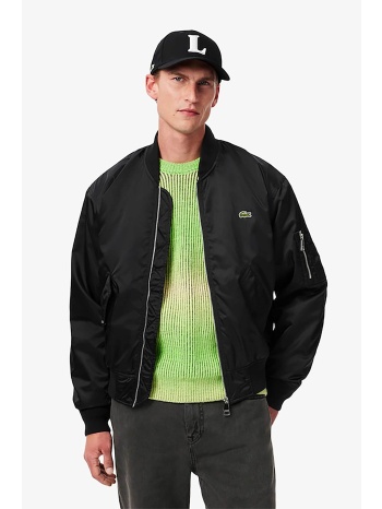 lacoste ανδρικό αδιάβροχο bomber jacket με κεντημένο σε προσφορά