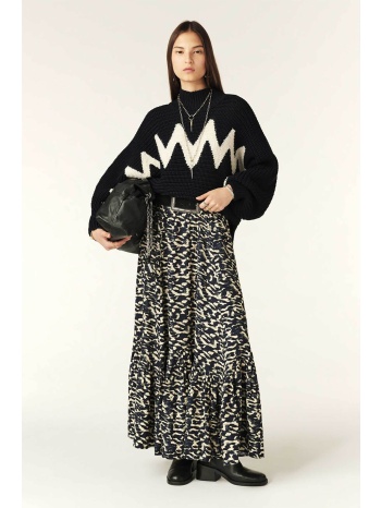 ba&sh γυναικεία maxi φούστα με all-over print `alexa` 