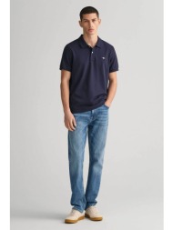 gant ανδρικό τζην παντελόνι πεντάτσεπο regular fit (36l) - 1000261 denim blue