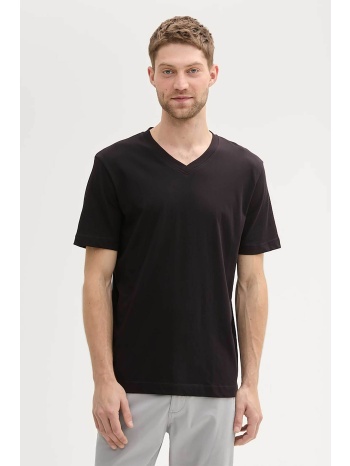tom tailor σετ ανδρικά t-shirt μονόχρωμα με v λαιμόκοψη (2