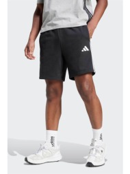 adidas ανδρικό σορτς standard fit `essentials 3-stripes` - je6414 μαύρο