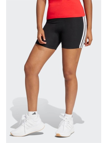 adidas γυναικείο σορτς slim fit `essentials 3-stripes high