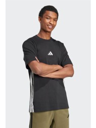 adidas ανδρικό t-shirt regular fit `essentials 3-stripes` - jd1906 μαύρο