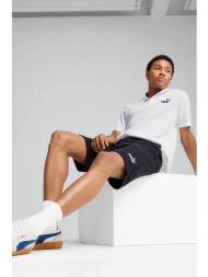 puma ανδρική βερμούδα γυμναστικής με λογότυπο `ess no. 1` - 682594 πετρόλ