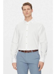 jack & jones ανδρικό μονόχρωμο πουκάμισο relaxed fit - 12270085 λευκό