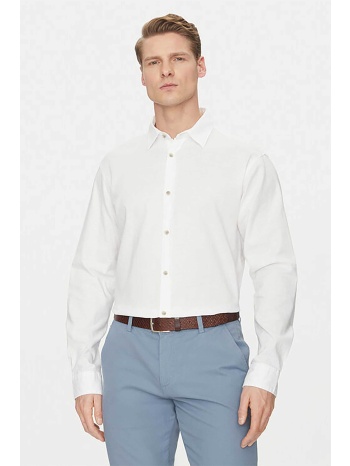 jack & jones ανδρικό μονόχρωμο πουκάμισο relaxed fit 