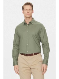 jack & jones ανδρικό μονόχρωμο πουκάμισο relaxed fit - 12270085 λαδί