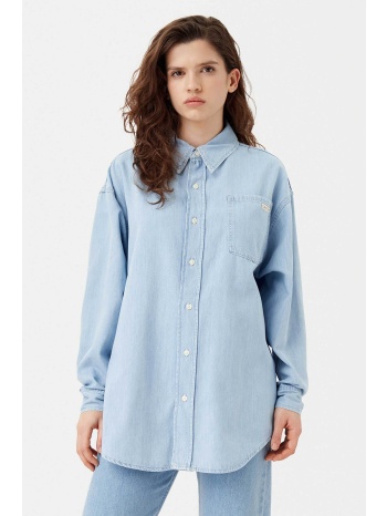 ck jeans γυναικείο denim πουκάμισο oversized fit  σε προσφορά