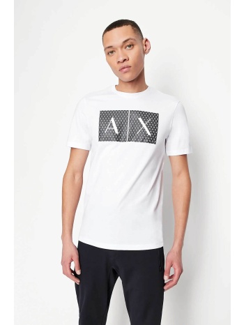 armani exchange ανδρικό t-shirt με graphic logo print