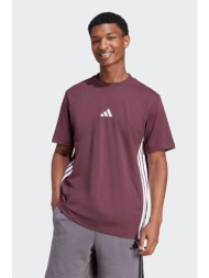 adidas ανδρικό t-shirt classic fit `polo essentials 3-stripes` - je6394 μπορντό