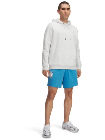 under armour ανδρικό σορτς με logo print loose fit `rival σε προσφορά