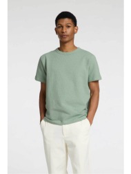 selected ανδρικό t-shirt μονόχρωμο regular fit - 16092769 πράσινο μέντας