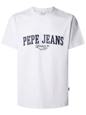pepe jeans ανδρικό t-shirt με logo print relaxed fit σε προσφορά