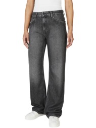 pepe jeans γυναικείο τζιν παντελόνι πεντάτσεπο loose fit `nicky` (l32) - pl204902xm82 ανθρακί