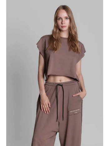 collectiva noir γυναικείο crop top `adelina` - cn140f12fut