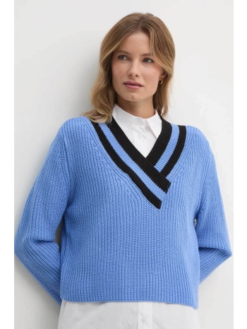 dkny γυναικείο πουλόβερ cropped με ribbed υφή - dj4r0430 σε προσφορά