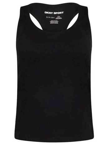 dkny γυναικεία αμάνικη αθλητική μπλούζα με λογότυπο 