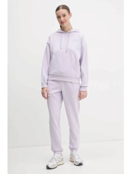 dkny γυναικείο παντελόνι φόρμας μονόχρωμο - dp4p3471 λιλά