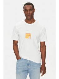 jack & jones ανδρικό t-shirt με λογότυπο - 12273000 λευκό