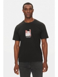 jack & jones ανδρικό t-shirt με λογότυπο - 12273000 μαύρο