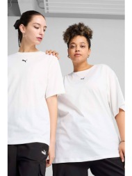 puma γυναικείο αθλητικό t-shirt relaxed fit `ess` - 684971 λευκό
