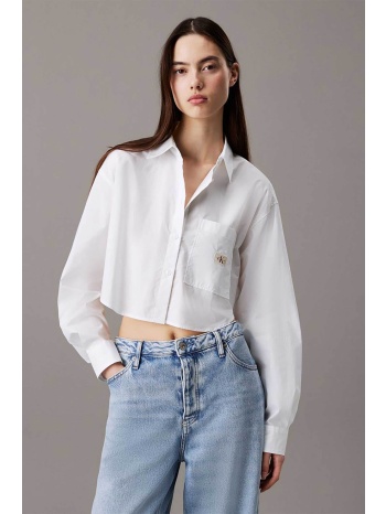 calvin klein jeans γυναικείο πουκάμισο με μικροσχέδιο και σε προσφορά