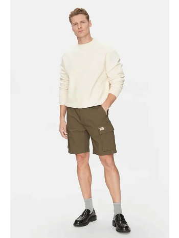 calvin klein jeans ανδρική βερμούδα cargo με ελαστική μέση σε προσφορά