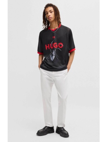 hugo boss ανδρικό παντελόνι chino slim fit `david251d`  σε προσφορά
