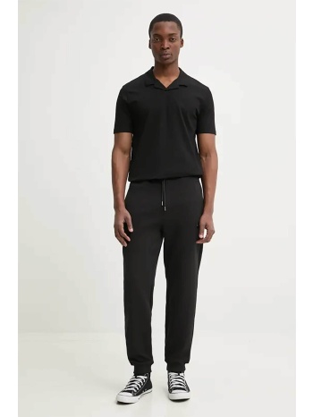 hugo boss ανδρικό παντελόνι φόρμας μονόχρωμο με ελαστική