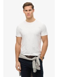 superdry ανδρικό t-shirt `classic essential` - m1012226a λευκό