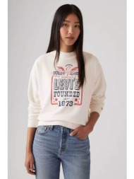 levi`s® γυναικεία μπλούζα φούτερ με graphic logo print standard fit `graphic heritage` - a72880047 λ